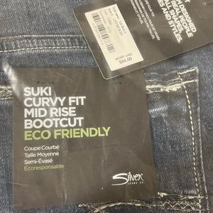 Brand new never worn Silver jeans. They are still in the package.